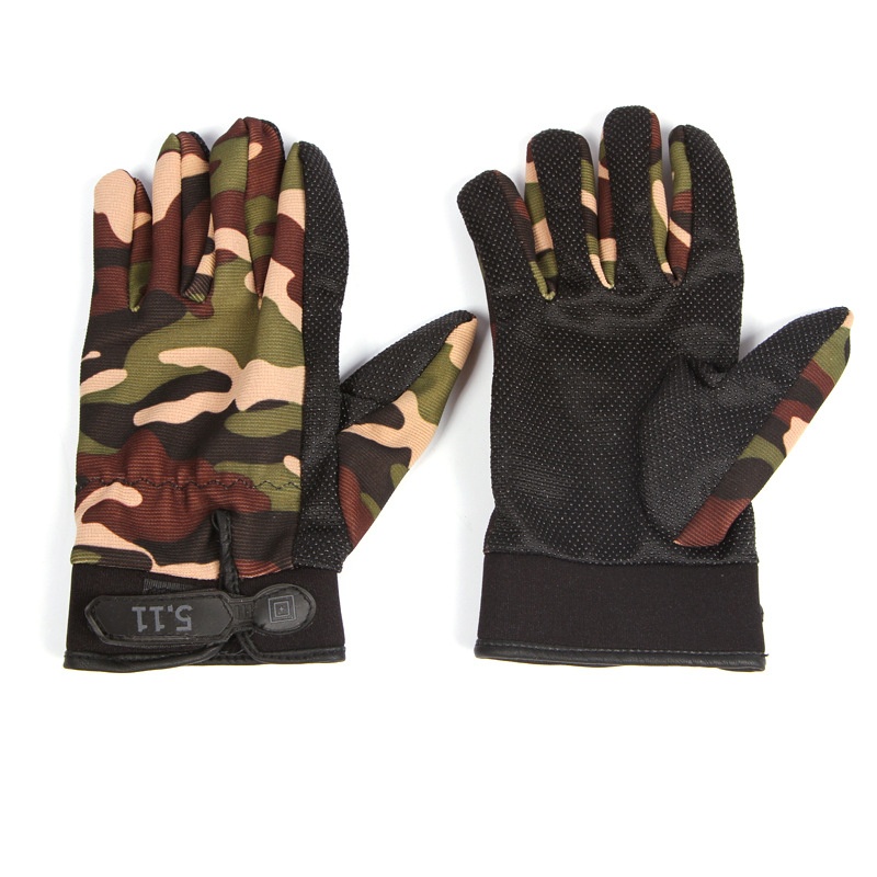 Concave And Convex Outdoor Gloves Full Finger Non-slip Gloves Cycling Gloves Camouflage Gloves Mountaineering Gloves AT8819
