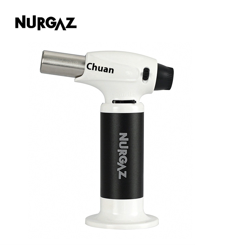NURGAZOutdoor Camping Flamethrower High Firepower Igniter High Temperature Liquefied Gas Flamethrower Barbecue Spray Gun