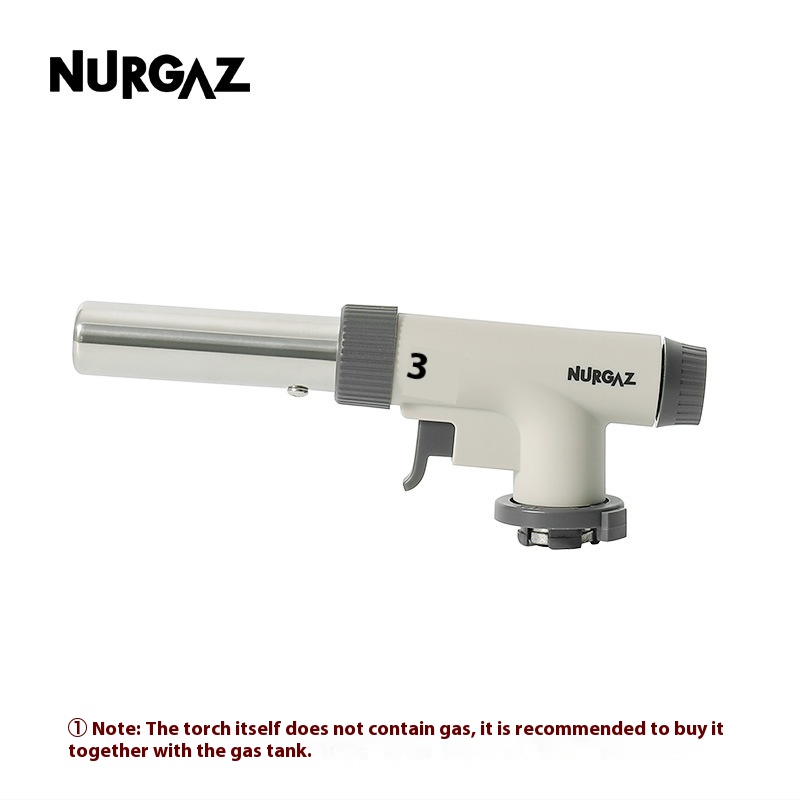 NURGAZFlamethrower Household Igniter Kitchen Baking Picnic Outdoor Barbecue Flamethrower Burning Pig Hair Can Be Inverted
