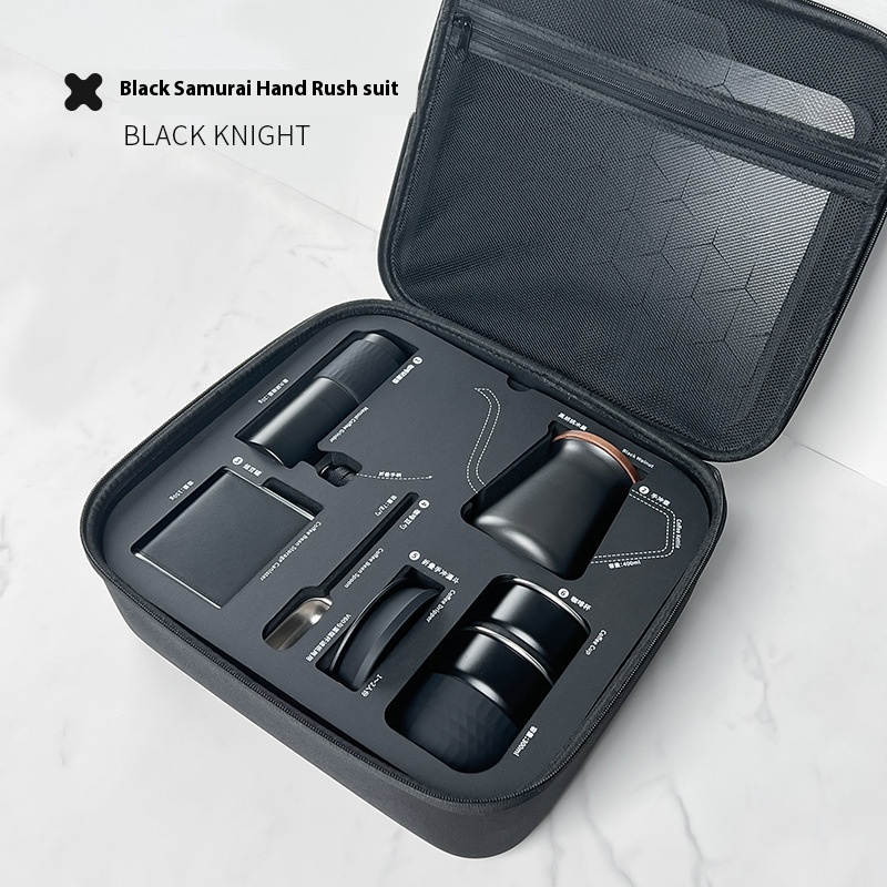 Bean Grinder Set Hand Brewed Coffee Gift Box Gift Hand Grinder Coffee Machine Set Car Outdoor Camping Portable Set