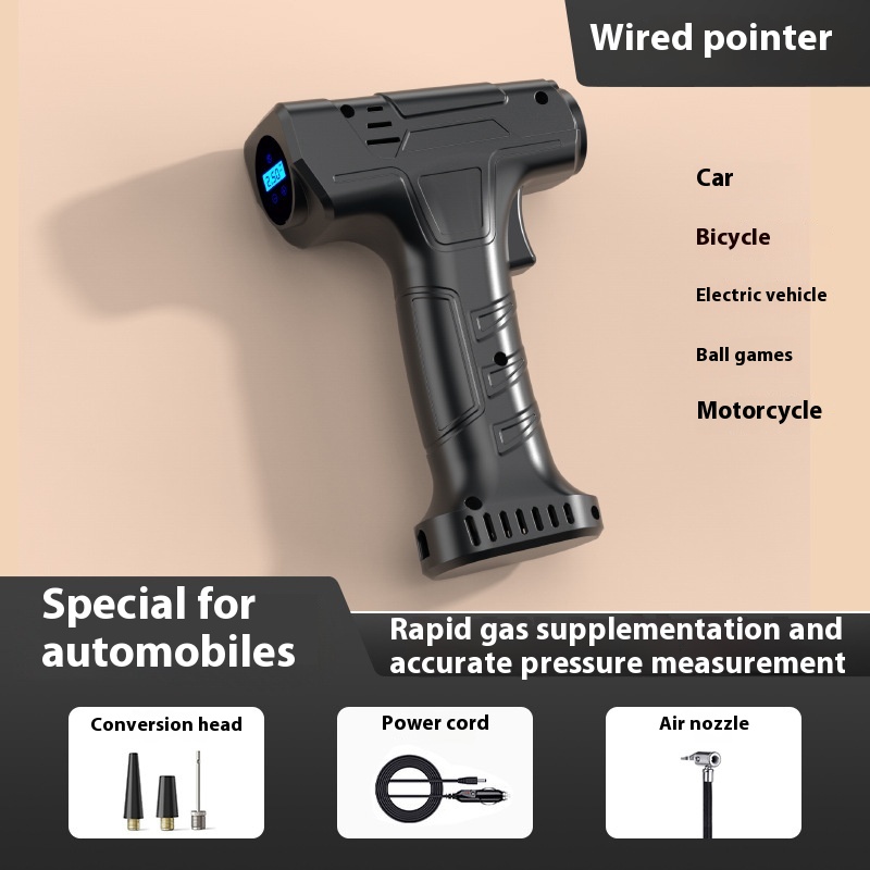 Car Air Pump Portable Outdoor Emergency Car Air Pump Household Car Electric Air Pump