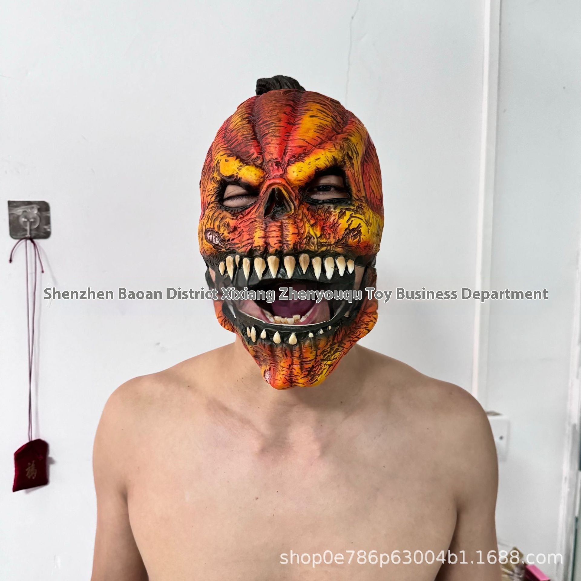 Pumpkin Latex Mask Special Halloween Horror Pumpkin Mask Horror Scary Dress Up