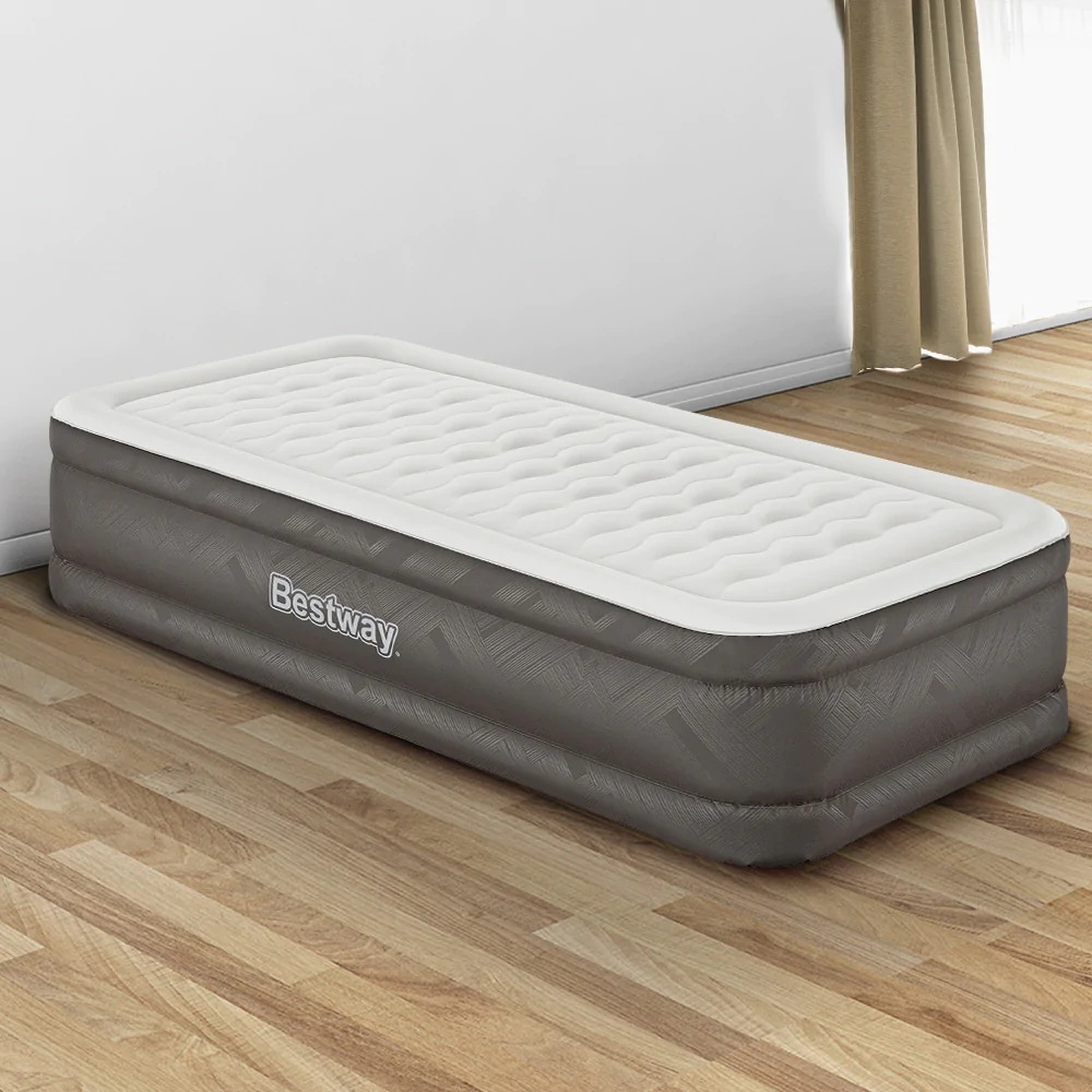 Bestway69048 Inflatable Double Outdoor Household Folding Air Mattress Thickened Heightened Fully Automatic Air Mattress