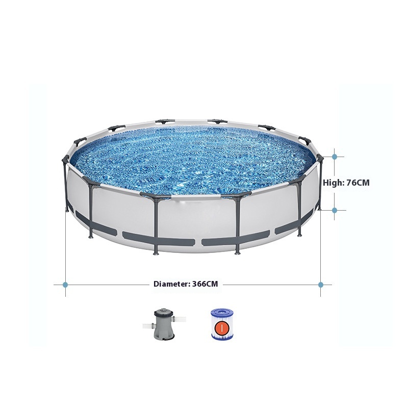 Bestway56416 Round Bracket Swimming Pool Non-inflatable Family Bathing Pool Adult Swimming Pool