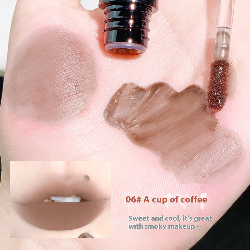 Xixi Pink And Wild Cool Play Color Lip Glaze Water Light Mirror Matte Matte Waterproof Non-fading Non-stick Lipstick