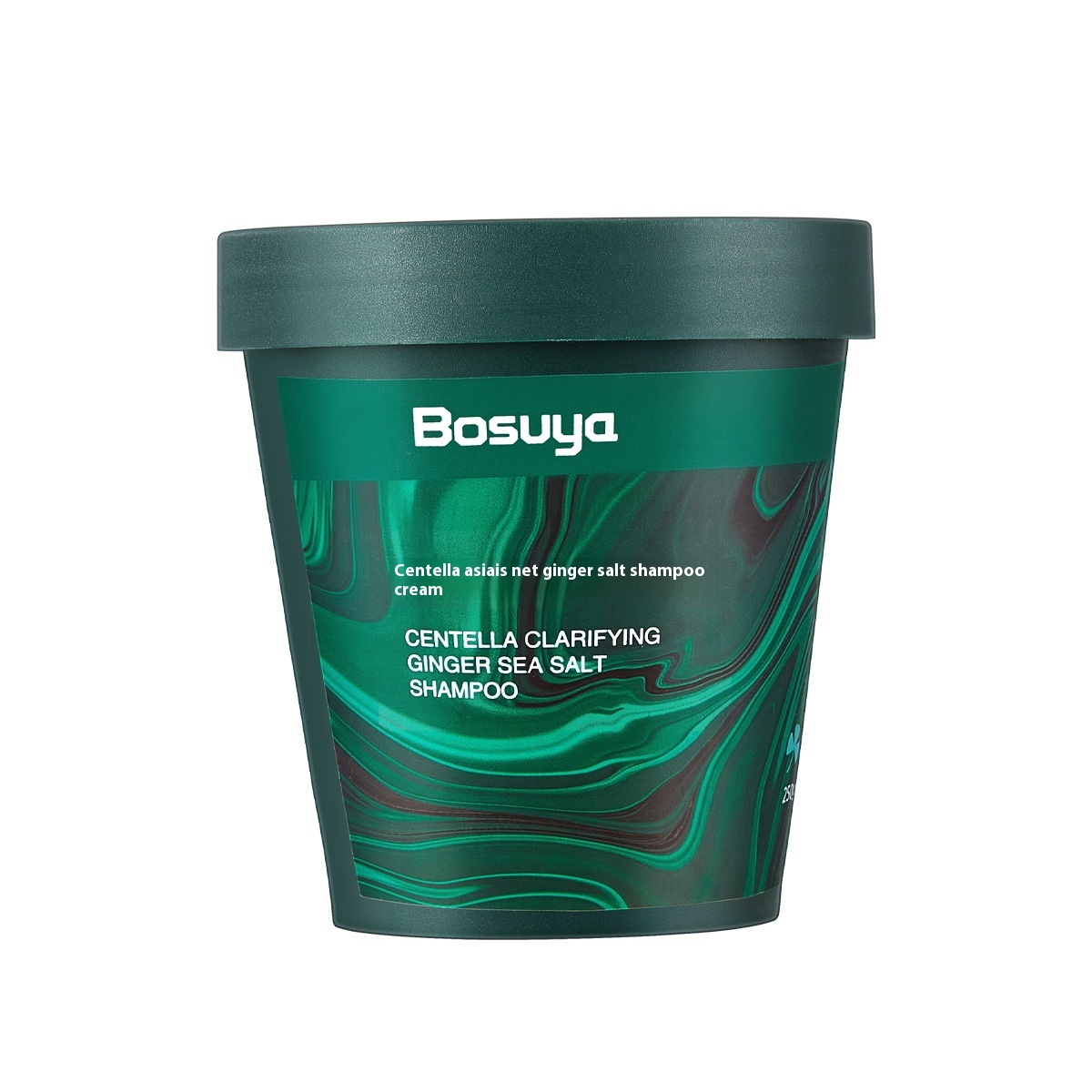 Bosuya Centella Asiatica Clean Ginger Salt Shampoo Purifies Scalp Dirt,Balances Oil,Soothes And Relieves Itching