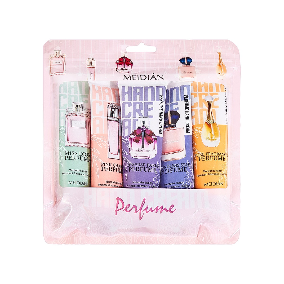 Foreign Trade Style Meidian Autumn And Winter Hand Cream Non-sticky Heat Preservation Fragrance Perfume Hand Cream Soft And Lasting Moisturizing Gift Box