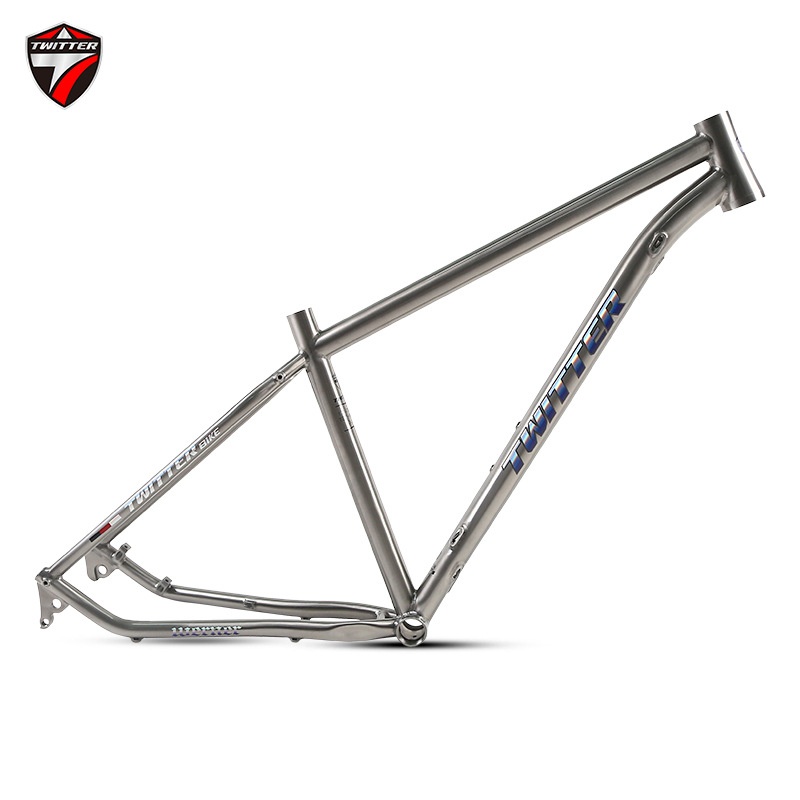 TWITTERWERNERTitanium Alloy Frame Aviation Grade Barrel Axis XCCross-country Mountain Bike Bicycle Frame