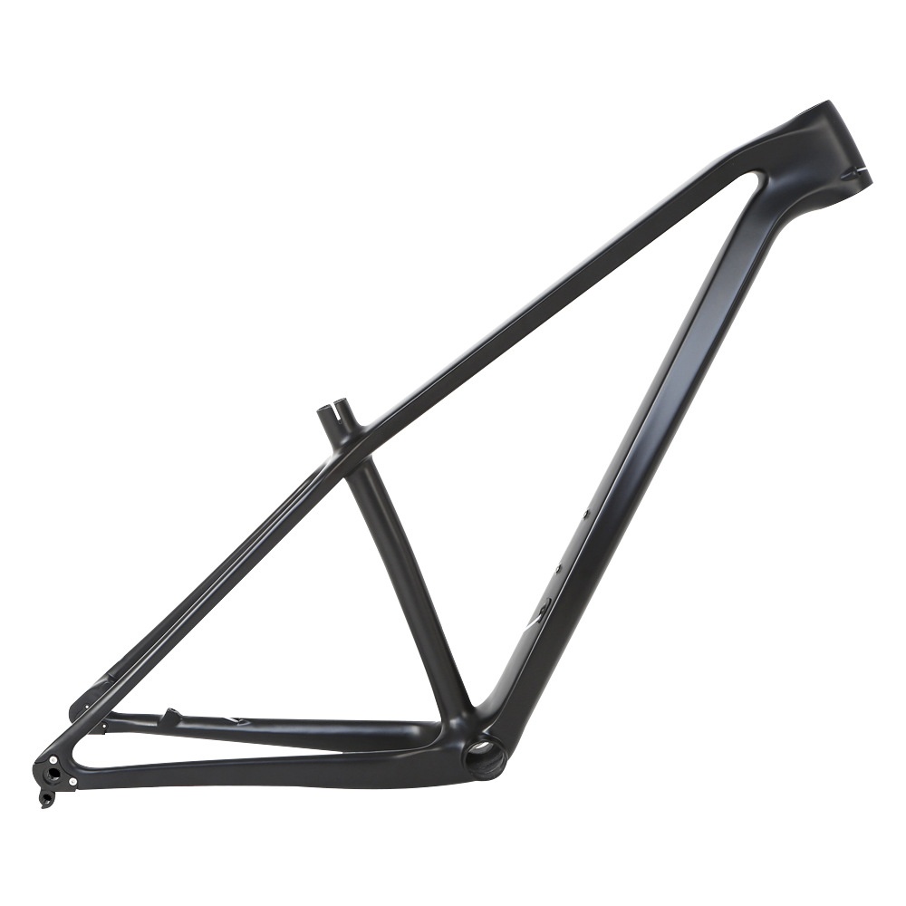 Zhuite Carbon Fiber Mountain Bike Frame M8 Unmarked All-black Barrel Axle Off-road Bicycle27.5/29 Inch Frame