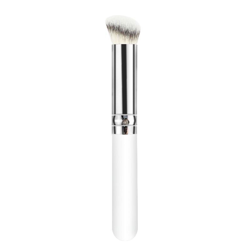 Custom Concealer Brush270 Short White Oblique Concealer Brush For Beginners Beauty Tools Concealer Brush