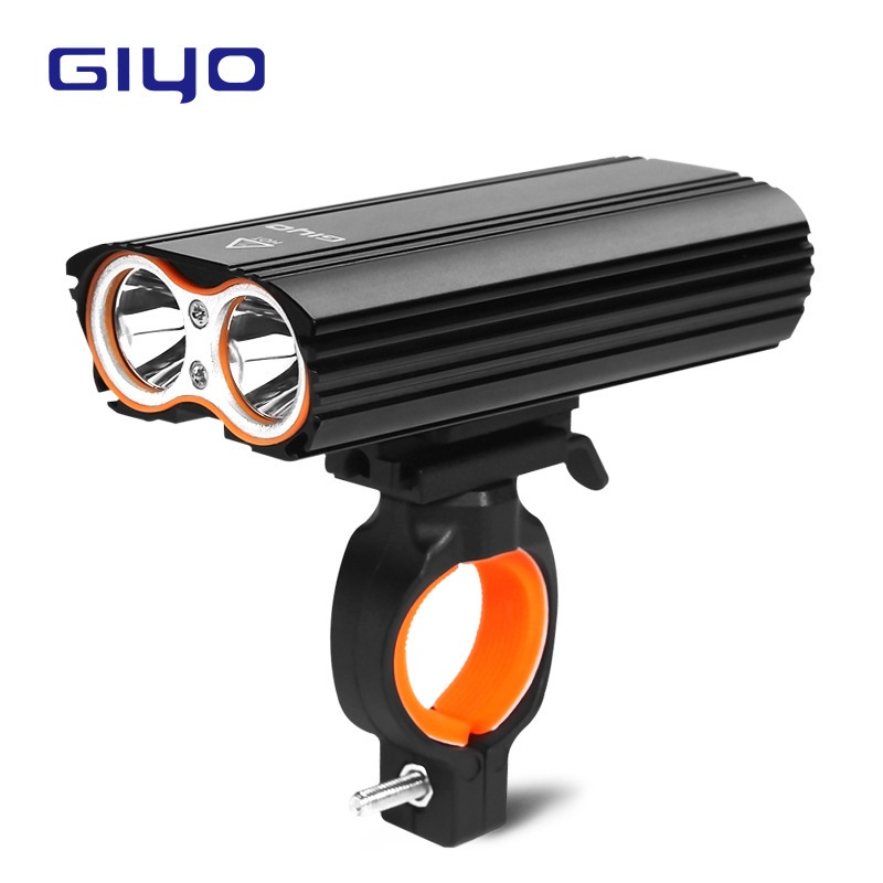 GIYOBicycle Headlight T6 Bright Headlight USBRechargeable Cycling Headlight Waterproof Headlight Cycling Supplies