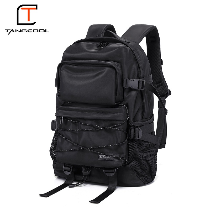 TANGCOOLCasual Backpack Men's Korean Version Fashion Student Schoolbag Large Capacity Computer Bag Outdoor Sports Backpack