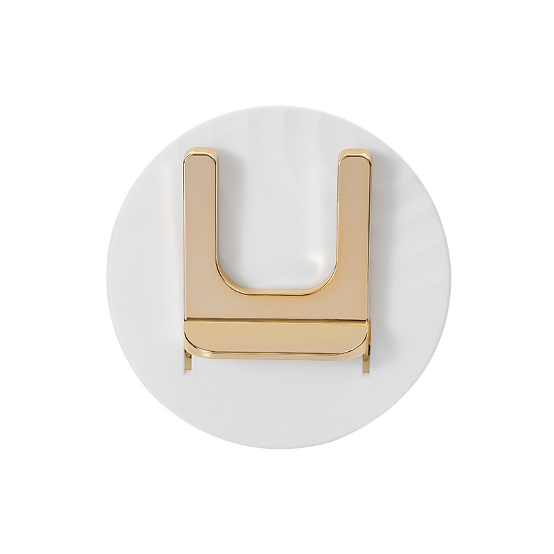 Light Luxury Hair Dryer Storage Rack Foldable Punch-free Hair Dryer Storage Rack Bathroom Toilet Hair Dryer Rack