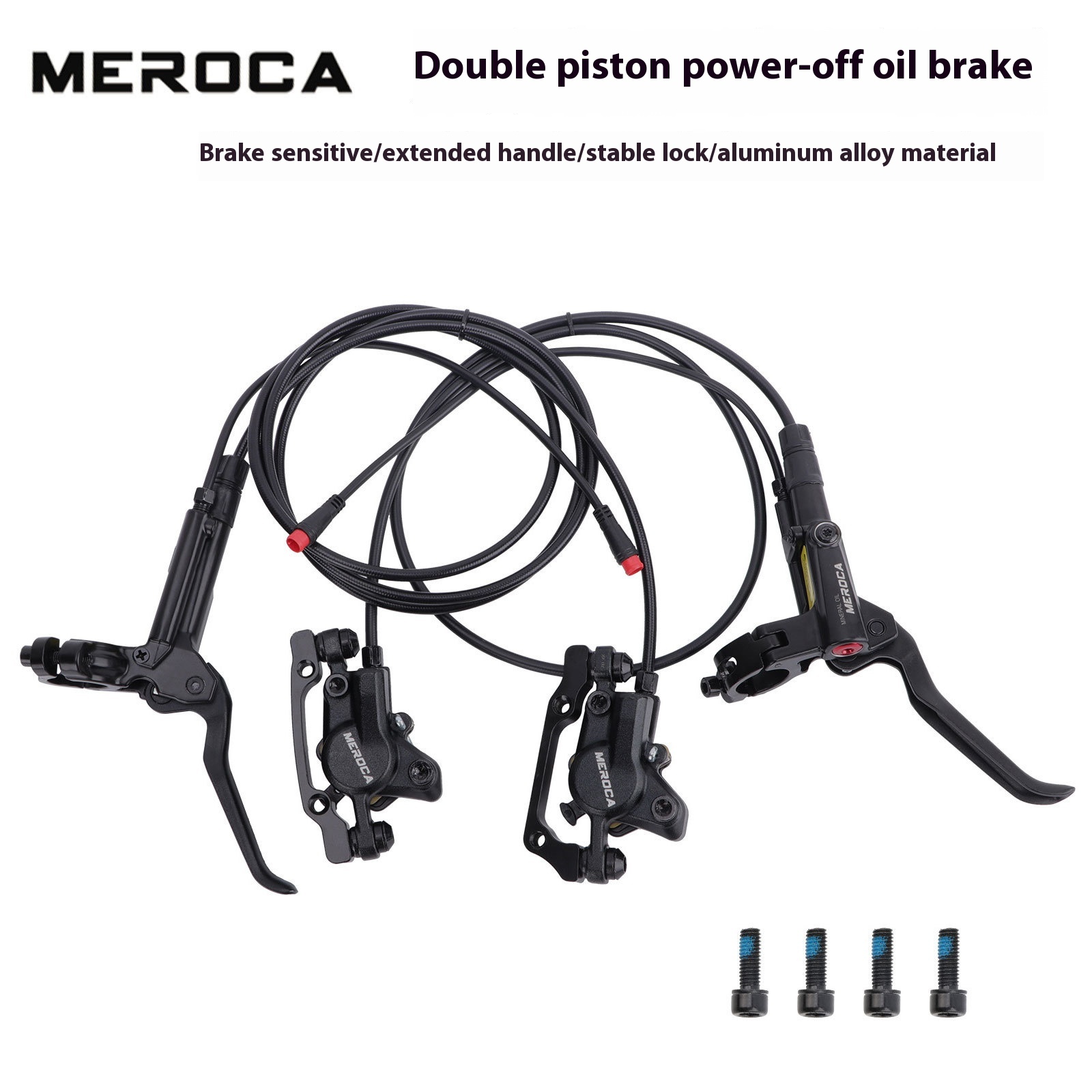 Folding Electric Bicycle Power-off Oil Brake Substitute Driving Power-off Oil Disc Double Piston Disc Brake Brake Accessories