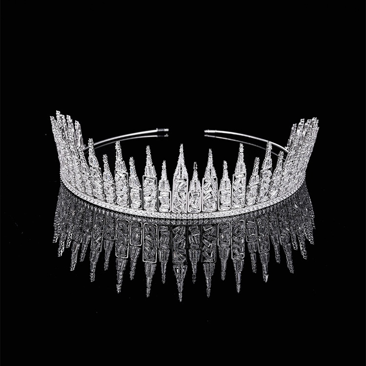 European And American Crown Luxury Noble Queen Dress Headdress Temperament Princess Birthday Party Retro All-match Headdress