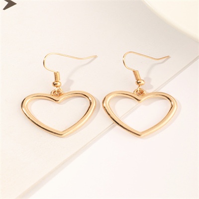EZ4077 European And American Fashion Atmosphere Personality Exaggerated Stainless Steel Geometric Earrings Hexagonal Female Ear Needle Jewelry