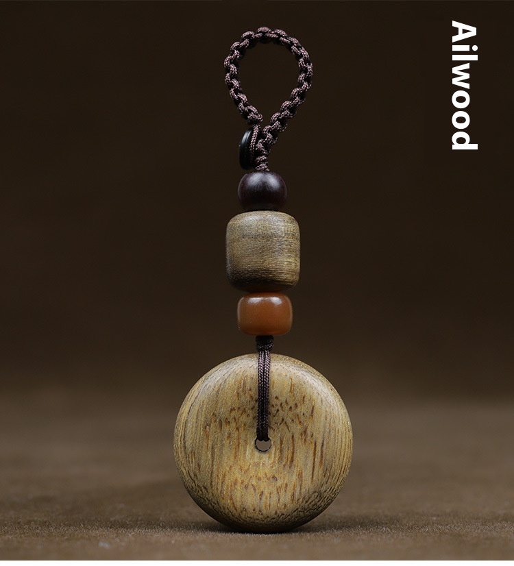 Agarwood Car Key Chain Creative Pendant Net Celebrity Personality Key Lanyard Men And Women High-end Handmade Key Chain