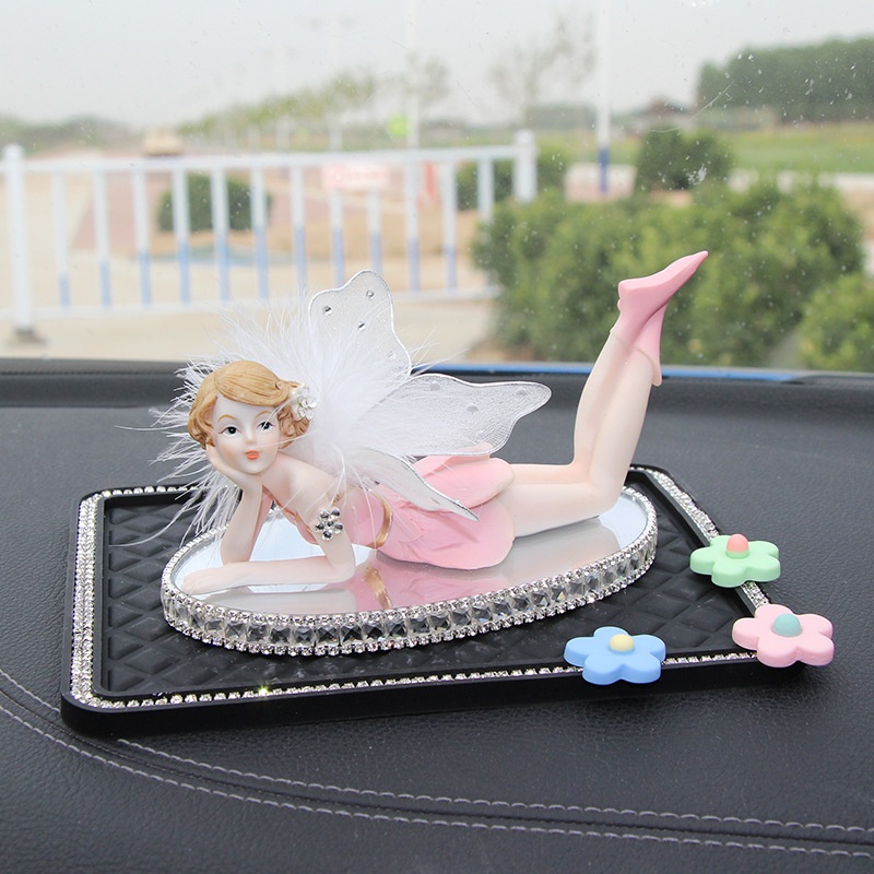 Car Ornaments Goddess Style Creative Cute Center Console Beautiful Girl Character Flower Fairy Angel Beauty Car Interior