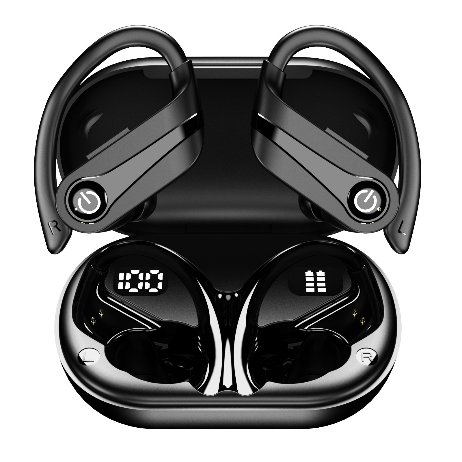 Hot-selling TWSWireless Bluetooth Headset With Large Battery Capacity,Ear-hanging Style,Call Noise Reduction,Ultra-long Battery Life,Sports Headset