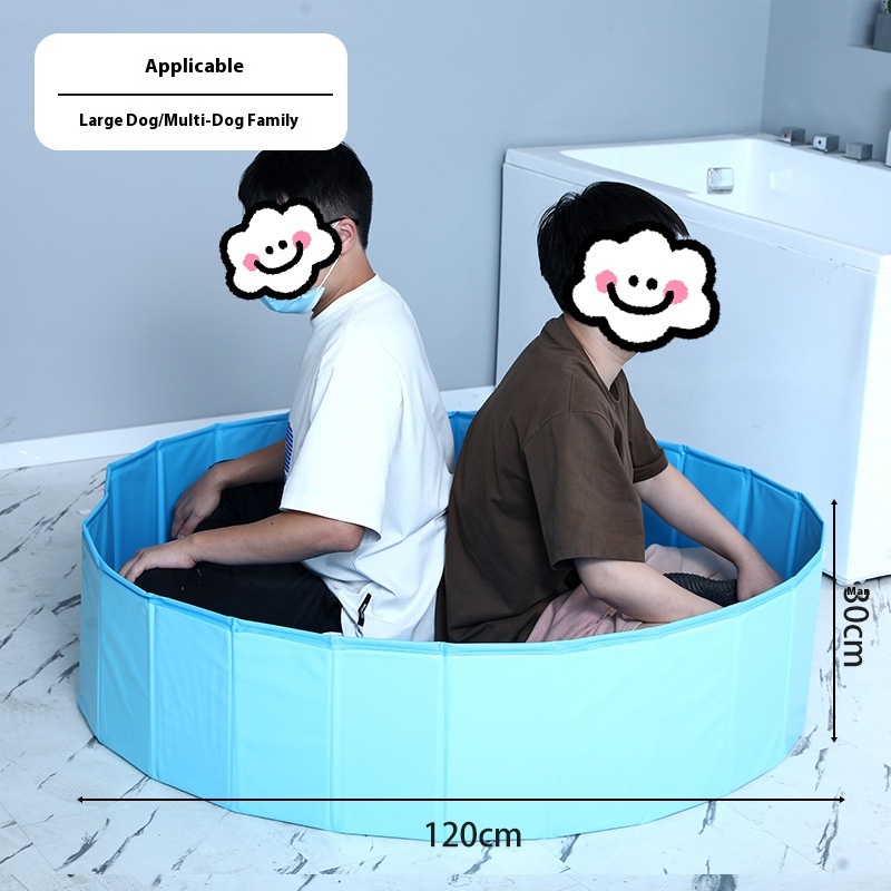 Dog Bath Tub Cat Bath Pool Dog Washing Artifact Large Dog Corgi Special Foldable Bathtub Pet Bath Tub