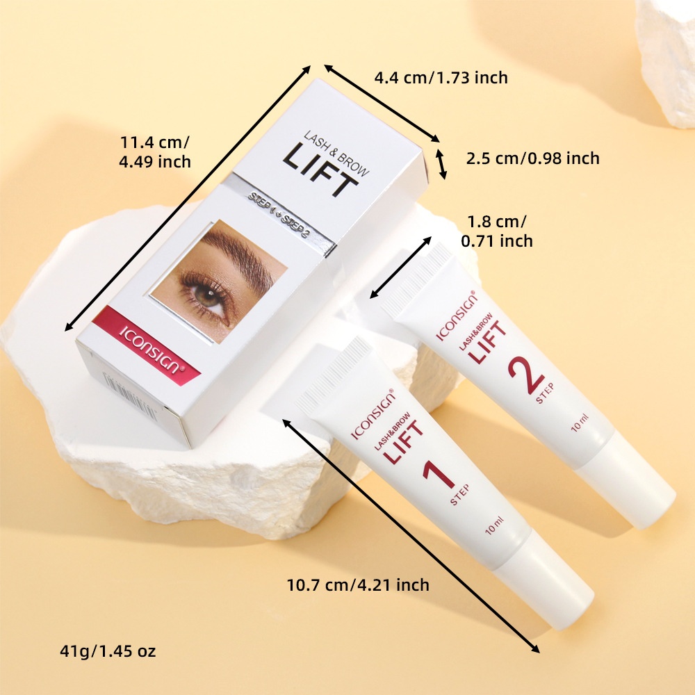 ICONSIGNEyelash Eyebrow Suit Keratin Cosmetic Eyelash Barbie Curling Lasting Eyelash Perm