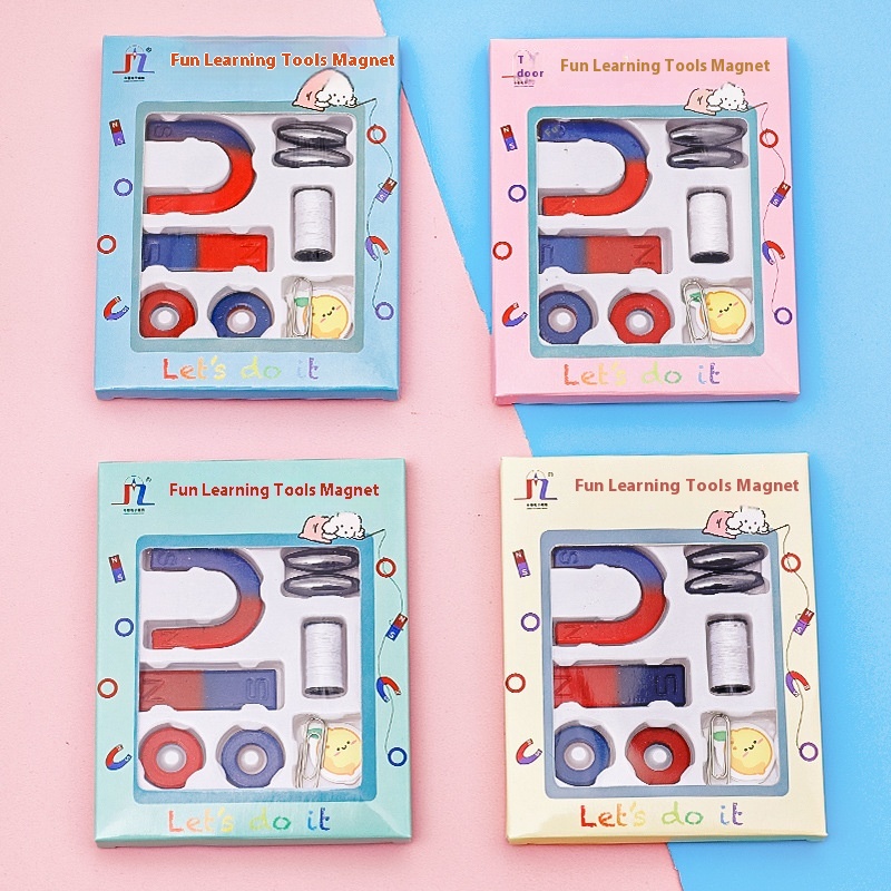 Children's Magnet Set Student Physics Experiment Teaching Magnet Fun Educational Equipment Early Education Magnet