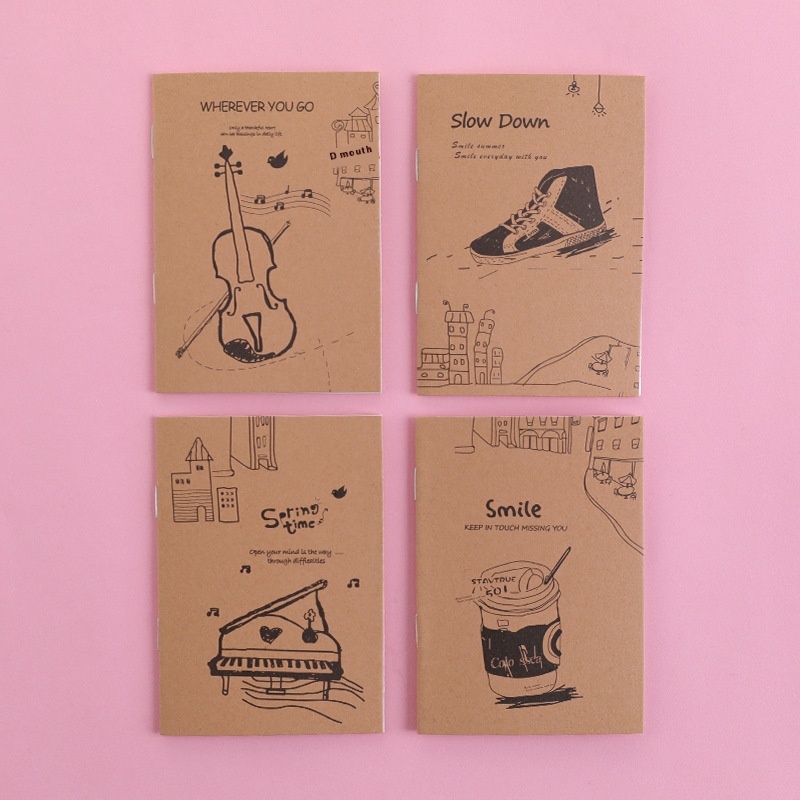 Taobao Gift Good Time Kraft Paper Notepad Soft Copy64 KNote Book Gift