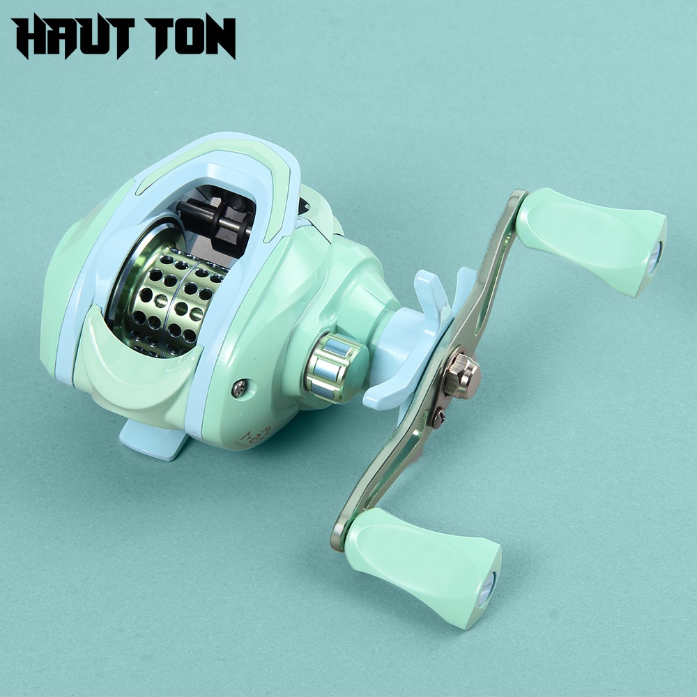 Haodun Water Drop Reel5+1 NMBClosed Bearing With Unloading Alarm Fishing Reel7.2:1 High Speed Ratio Fishing Reel CP