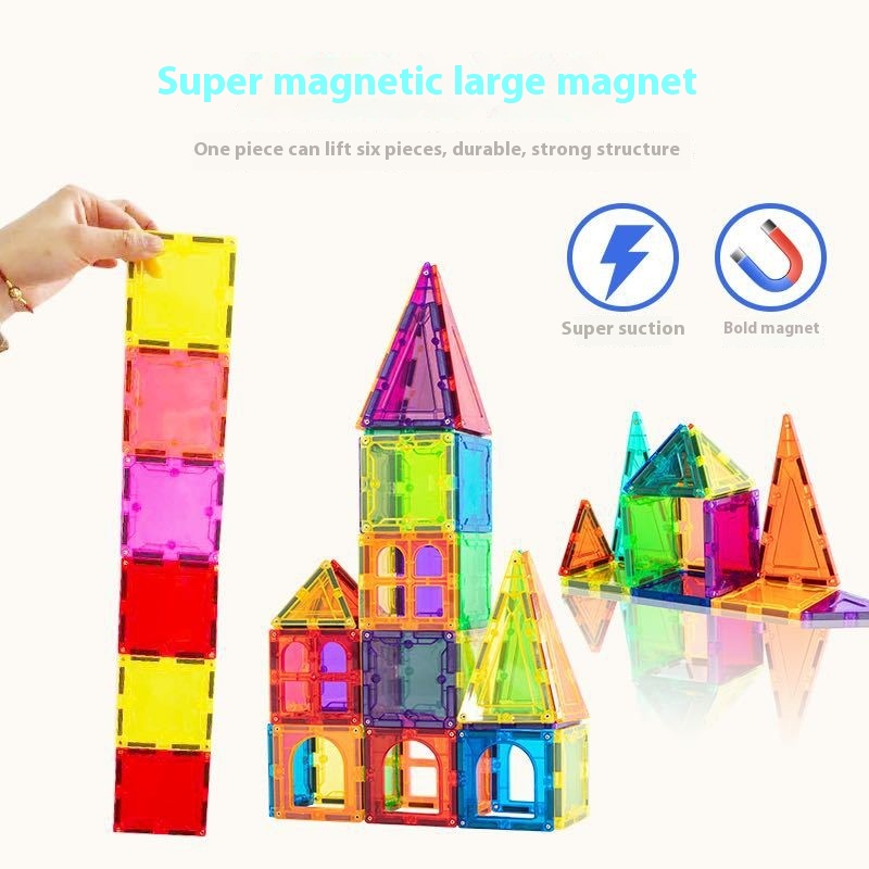 Color Window Magnetic Sheet Magnetic Bracket Changeable Shape Candy Color Magnetic Toys