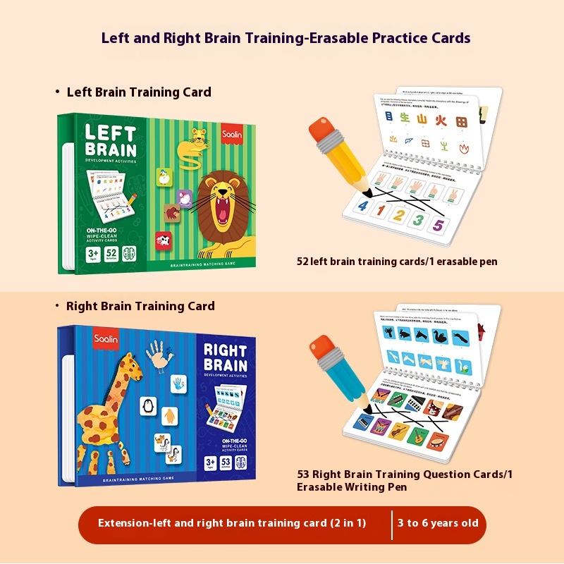SAALhalin Children's Left And Right Brain Fine Motor Training Baby Whole Brain Thinking Concentration Development Toys
