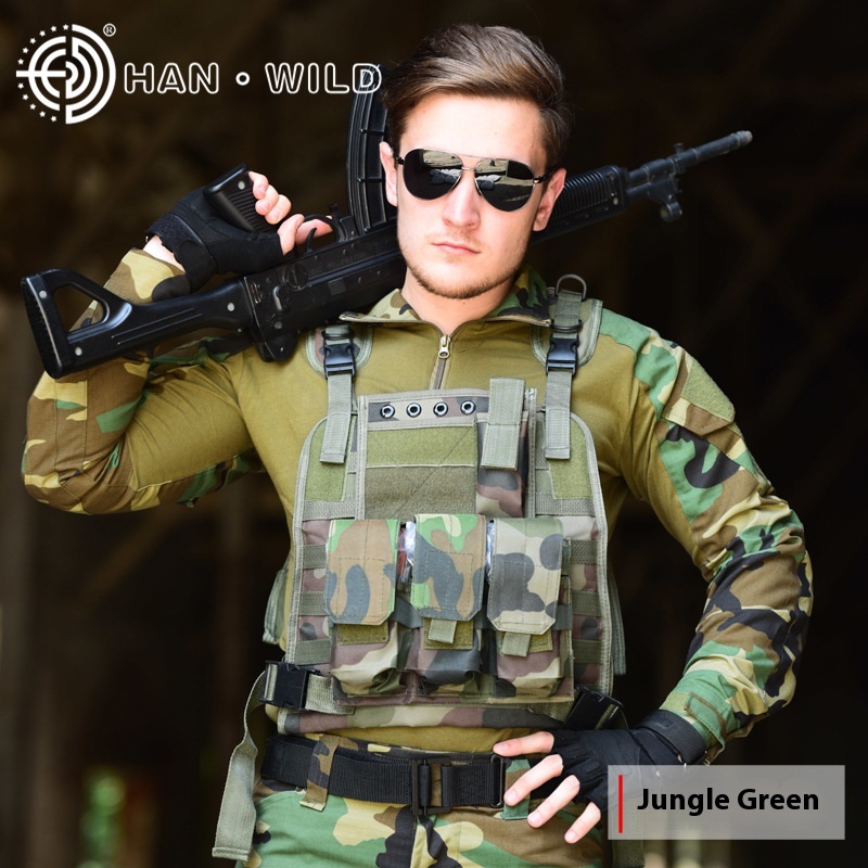Hanye Outdoor Tactical Vest Amphibious Tactical Vest CSTactical Vest Camouflage Tactical Vest One Piece