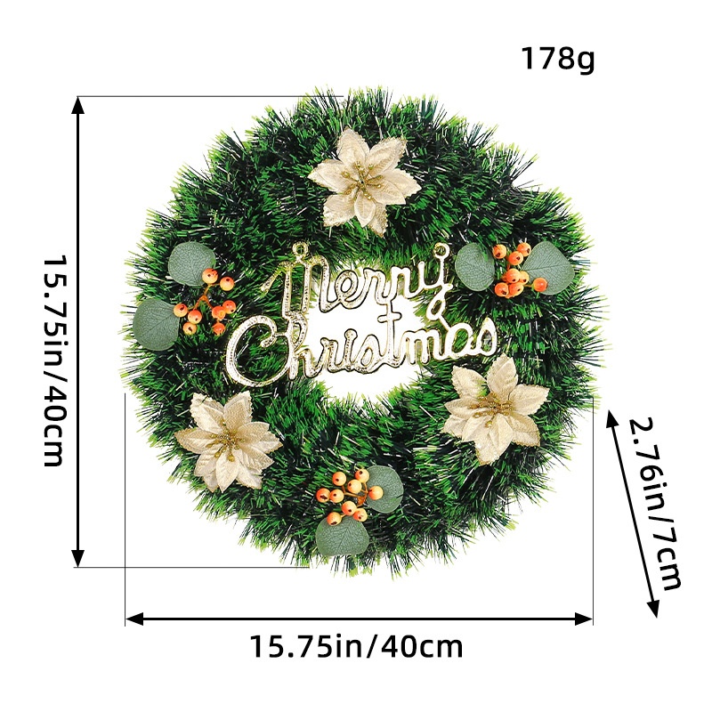 Christmas Wreath Door Hanging Decoration