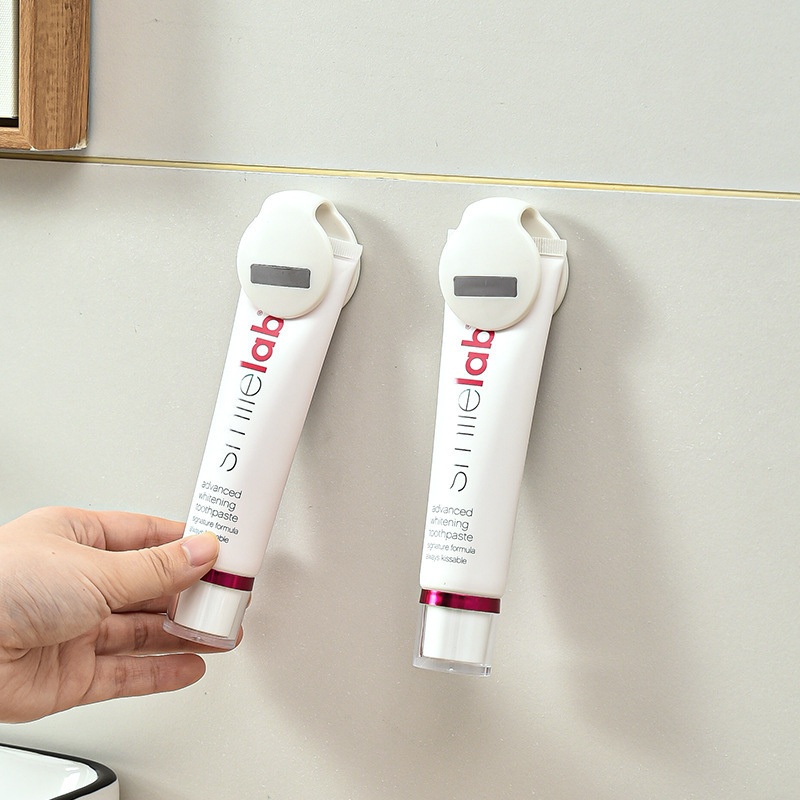 Japanese Toothpaste Rack Wall-mounted Storage Clip Rack Squeeze Toothpaste Toothpaste Squeezer Toothbrush Cleanser