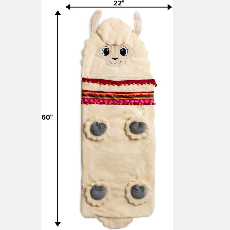 Sheep Foldable Kindergarten Baby Sleeping Bag Cartoon Thickened Anti-kicking Blanket