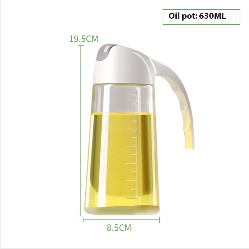 Gravity Automatic Opening And Closing Oil Pot Large Capacity Household Oil Bottle Multi-purpose Kitchen Seasoning Bottle Soy Sauce Vinegar Bottle