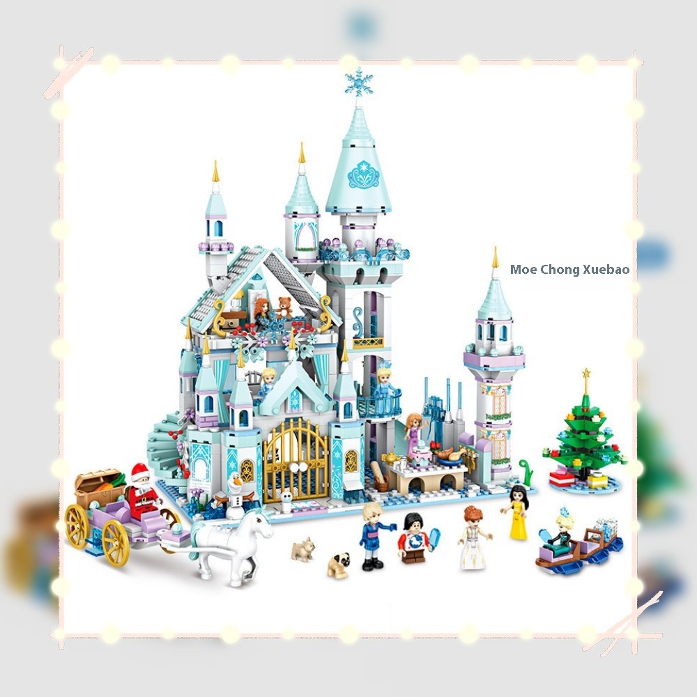 Frozen Castle Christmas Building Blocks–Small Brick Toy