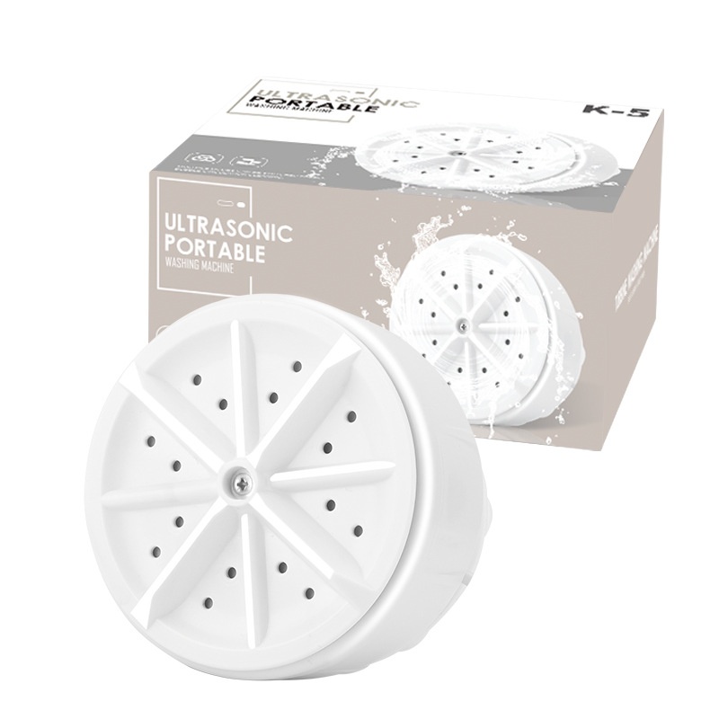 Portable Mini Washing Machine Turbine Rotary Cleaning Machine Lazy Laundry Artifact