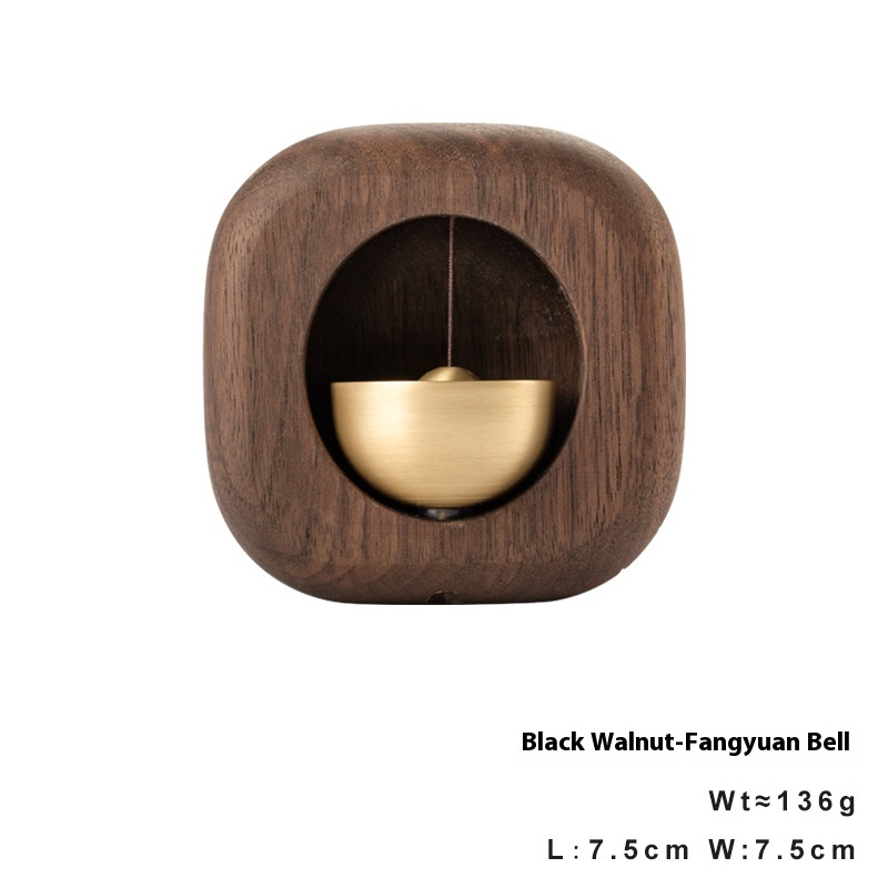 Solid Wood Wind Chime Dopamine Door Chime Wind Chime Magnetic Wood Door Bell Walnut Magnetic Wind Chime Door Chime