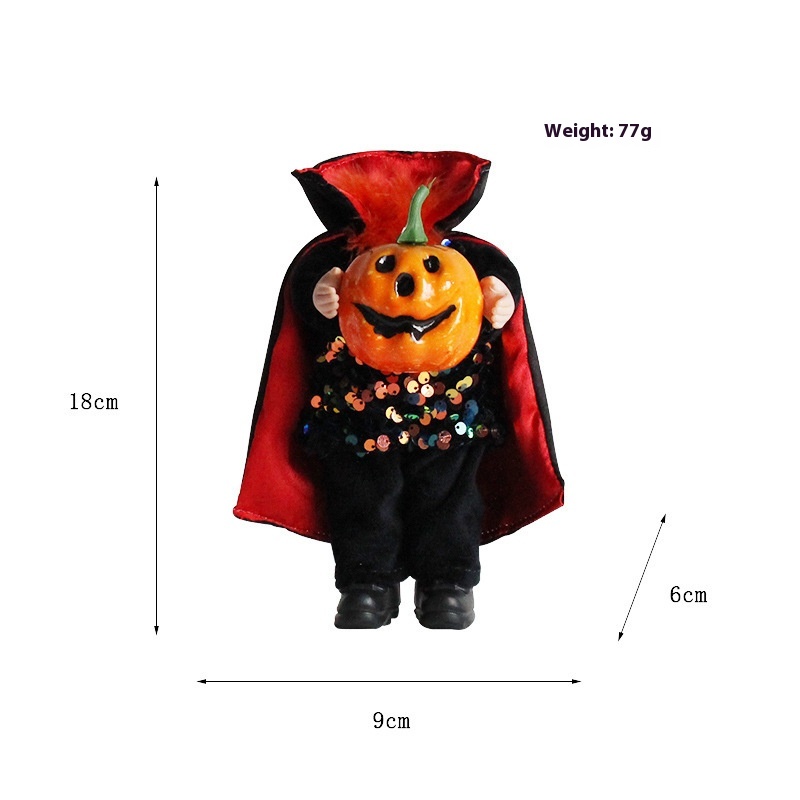 Hong Kong Love Halloween Headless Pumpkin Doll Ghost Festival Trick Doll Atmosphere Layout Props Doll Decoration Supplies
