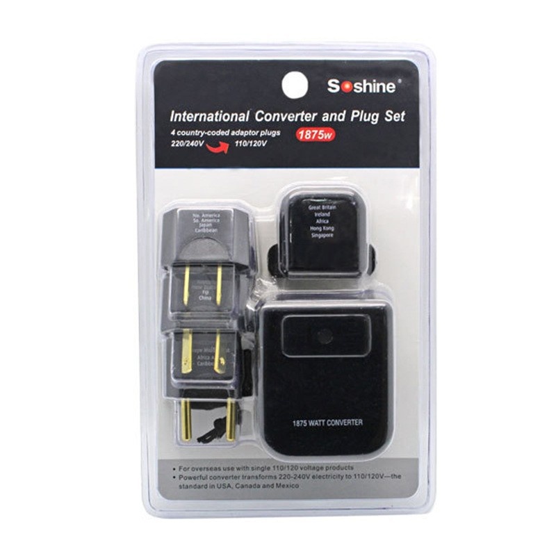 Soshine International Conversion Plug Adapter Multi-country Converter MNP-10 Charging Adapter