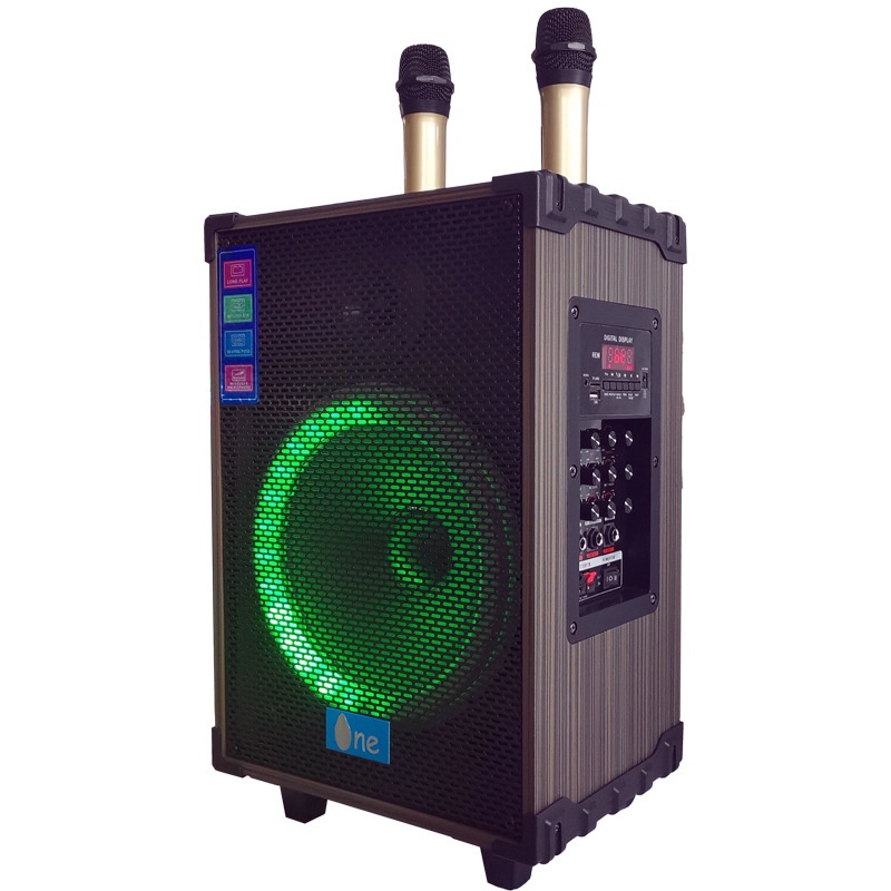 10-inch Pull-rod Speaker Guitar Singer Outdoor Karaoke Audio Dual Microphone