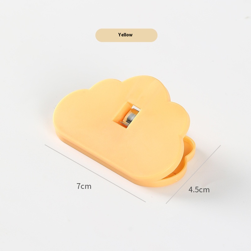 Cloud Sealing Clip Kitchen Condiment Moisture-proof Sealing Clip Snack Food Fresh Milk Powder Bag Sealing Clip