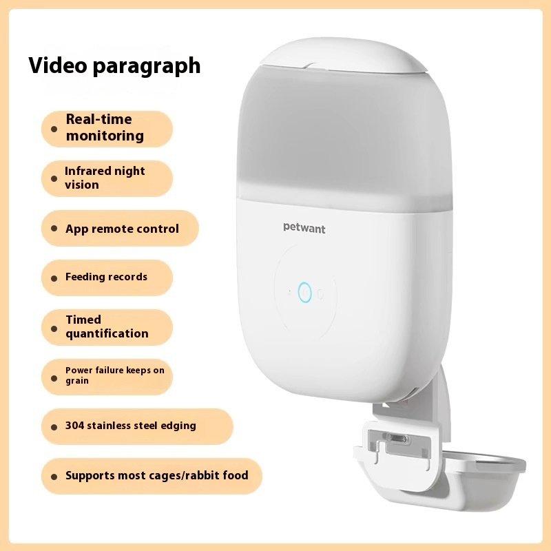 Petwant Hanging Cage Pet Automatic Feeder