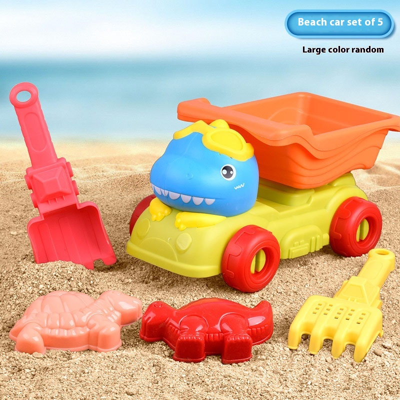 Summer Beach Toy Set Children's Sand Digging Tools Shovel Bucket Car Series Popular