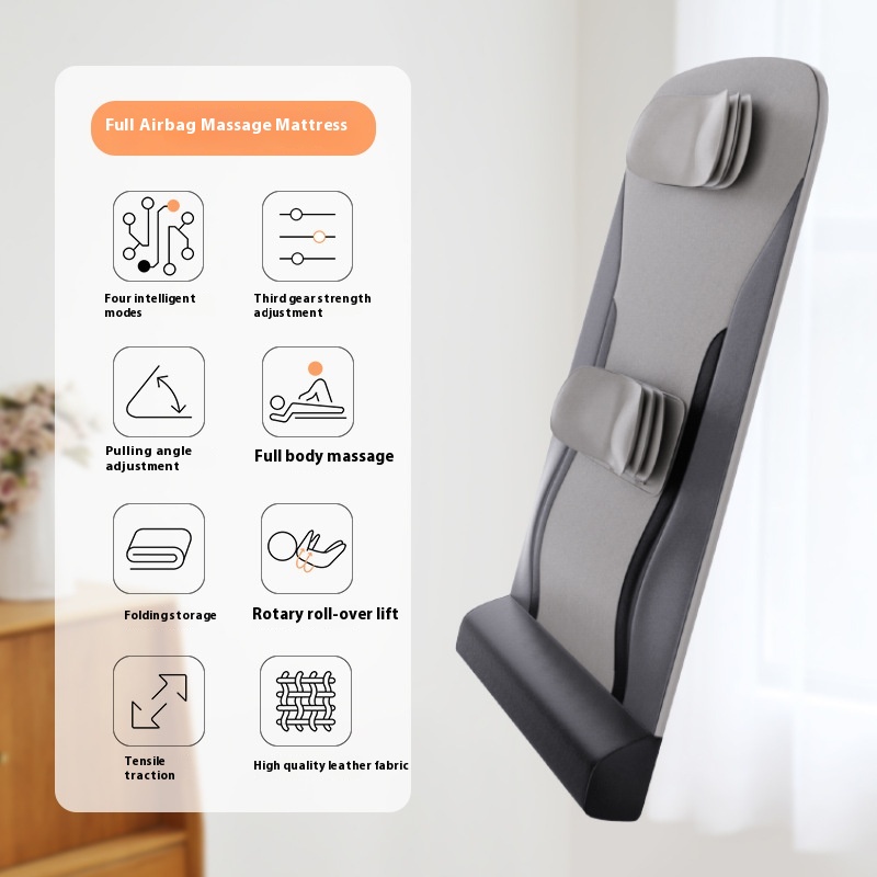 Massage Cushion Whole Body Electric Massage Mattress Multifunctional Neck Back Waist Hip Intelligent Airbag Cushion Home Massager