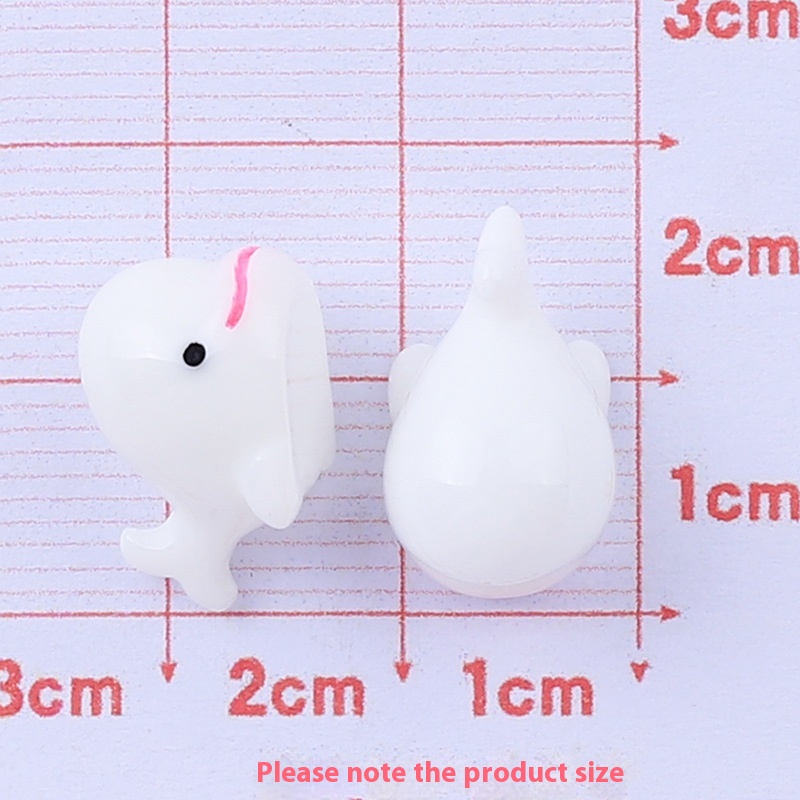 Cute Small Whale DIYCream Glue Homemade Mobile Phone Case Stationery Headdress Hairpin Jewelry Resin Accessories