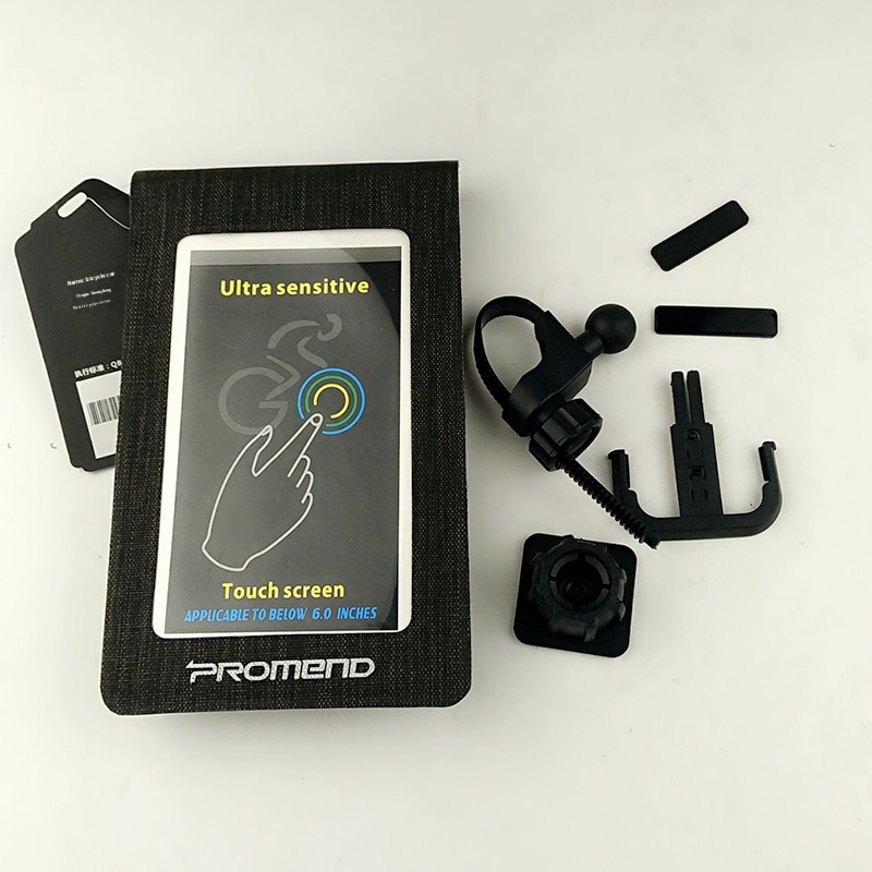 Promend Bicycle Rainproof Touch Screen Mobile Phone Bag Mountain Road Bike Quick Release Head Bag Cycling Equipment