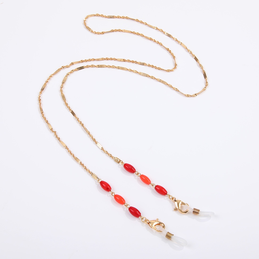 KJJapanese And Korean Ruby Exquisite Gold Chain Detachable Glasses Chain Mask Chain Airpod Earphone Anti-lost Chain