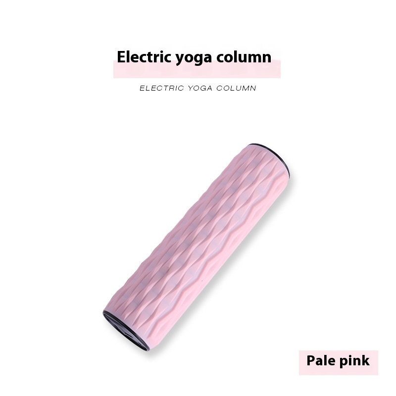 Laura Star Electric Yoga Column Relaxation Muscle Roller Vibration Leg Mace Silicone Shell Yoga Column