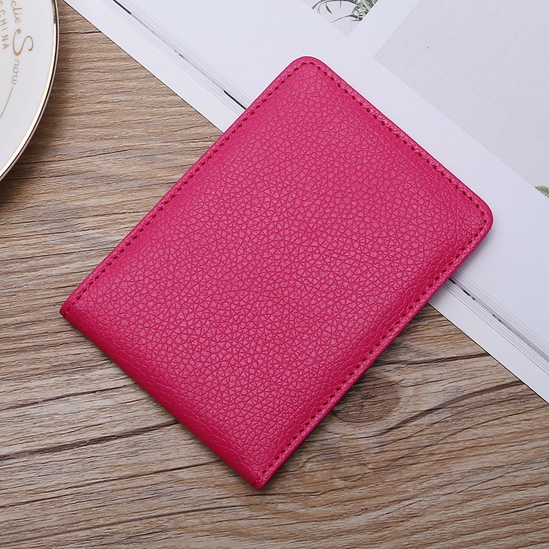 Simple Wordless Driver's License Leather Case Ultra-thin Driving License Cover Motorized Driver's License Pvc Card Holder Certificate Business Gift